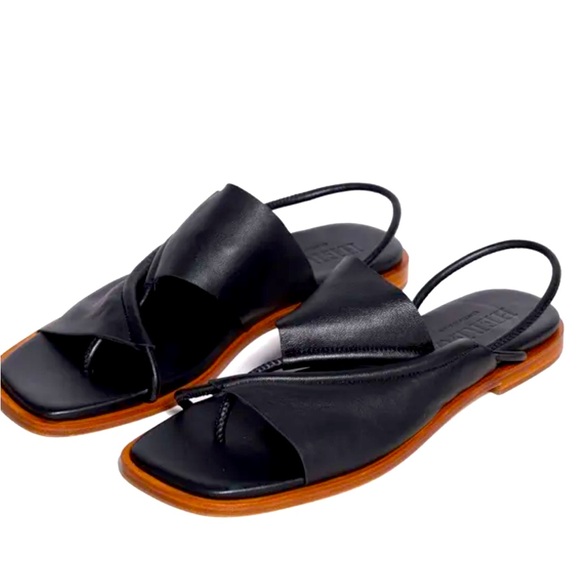Hereu | Shoes | Hereu Clava Sandals 4 Black | Poshmark